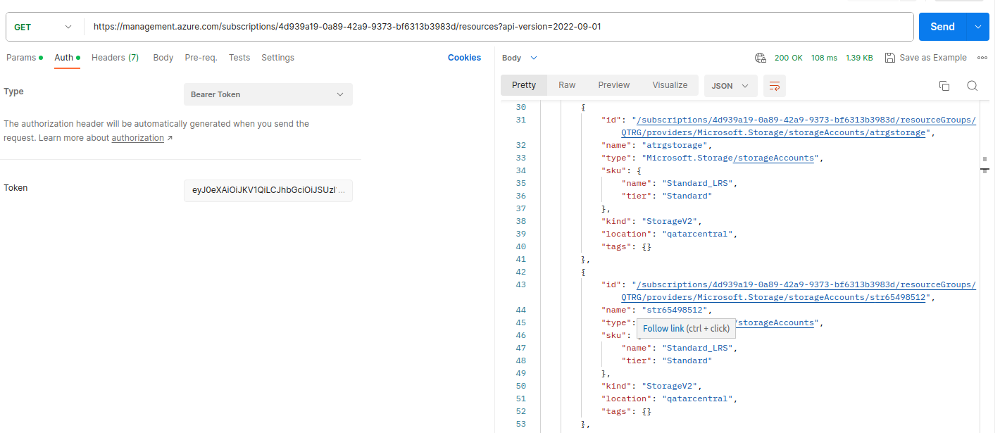 Steps to fetch Azure Resources in JSON format - Suketa Tech.